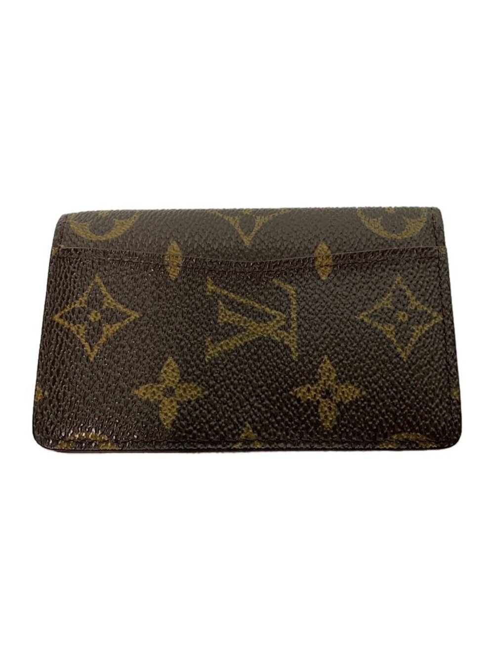 LOUIS VUITTON Organizer de Poche Monogram Canvas Brown Leather Brown All over